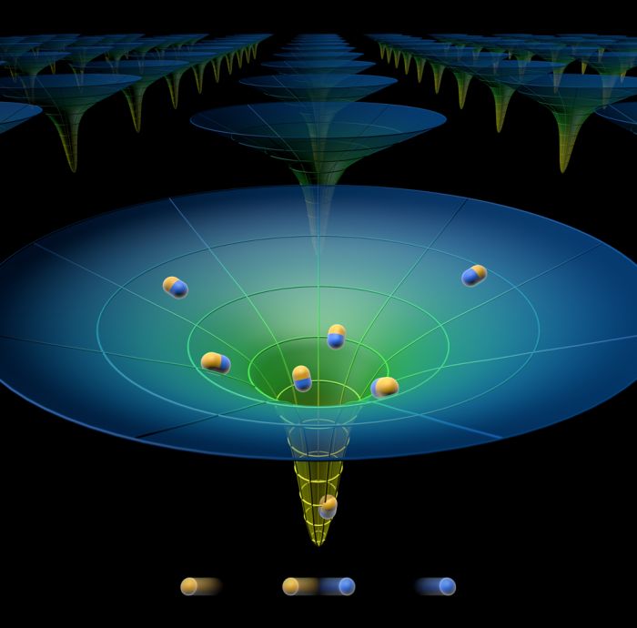  A visualization of the broad-spectrum solar energy funnel. Image: Yan Liang