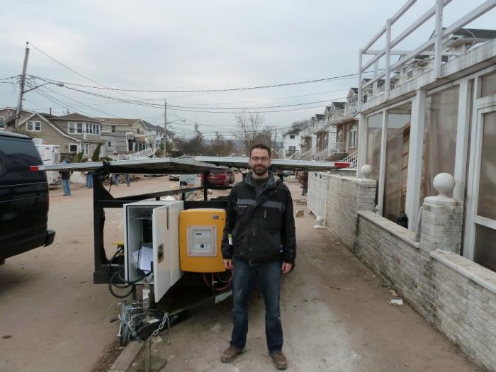 One od the Solar Sandy Project generators