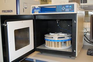 OSU uses a microwave to treat PV materials
