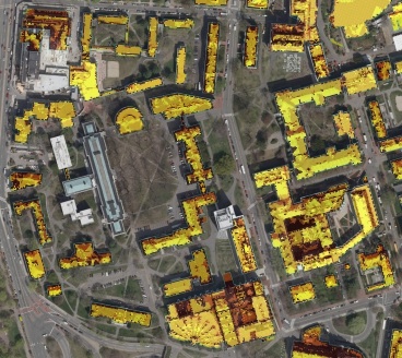 MIT Screenshot of Cambridge Solar Map