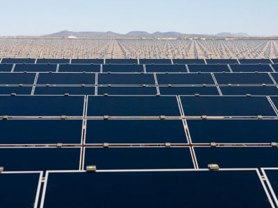 First Solar's Agua Caliente project under construction