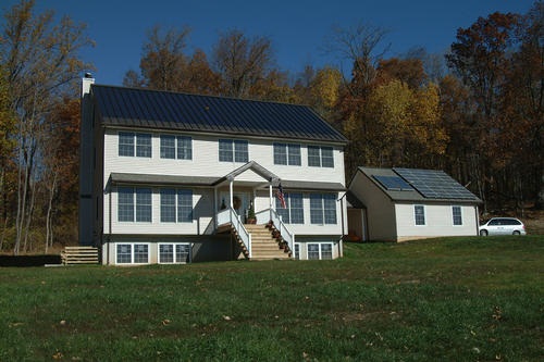 PV array on a home in Virginia
