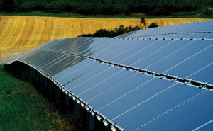 A First Solar installation in Germany