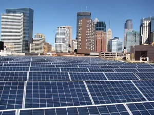 A rooftop solar installation typical of New Jersey