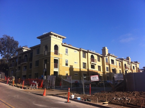 A view of the Solterra apartments still under construction. Courtesy Solterra.