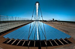 Areva's CSP solar trough technology in action