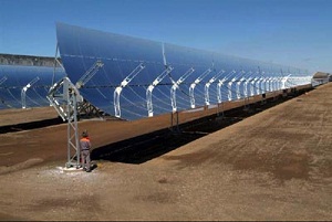 CSP troughs at Blythe in California