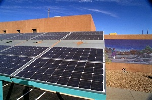 A solar installation in the US southwest