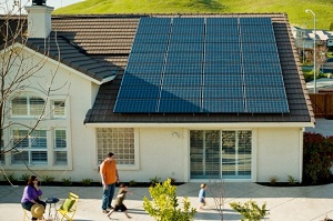 A California solar array.