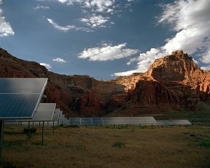 A solar array near Durango