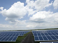 A solar installation in Germany