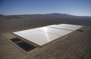 A large-scale solar farm
