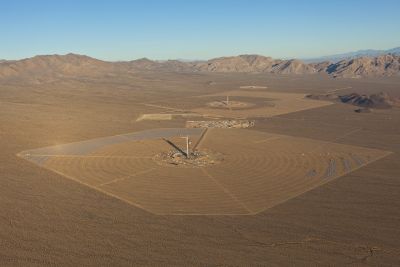 Construction underway at BrightSource's Ivanpah site