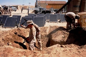 Afghanistan front lines will be powered by solar energy
