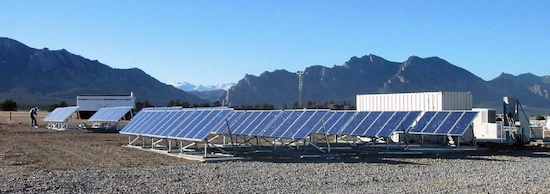 Source NREL: A commercial array and inverter