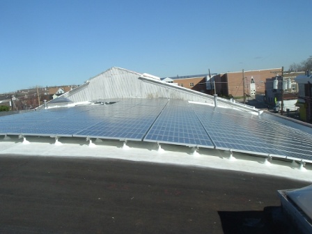 A GeoGenix commercial solar installation in New Jersey