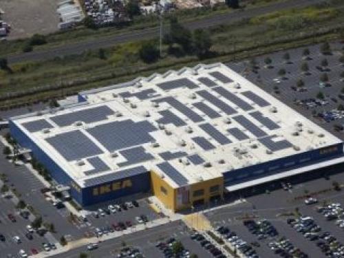 An Ikea solar array