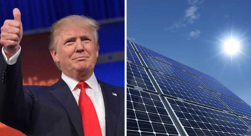 President Trump Does not like solar energy