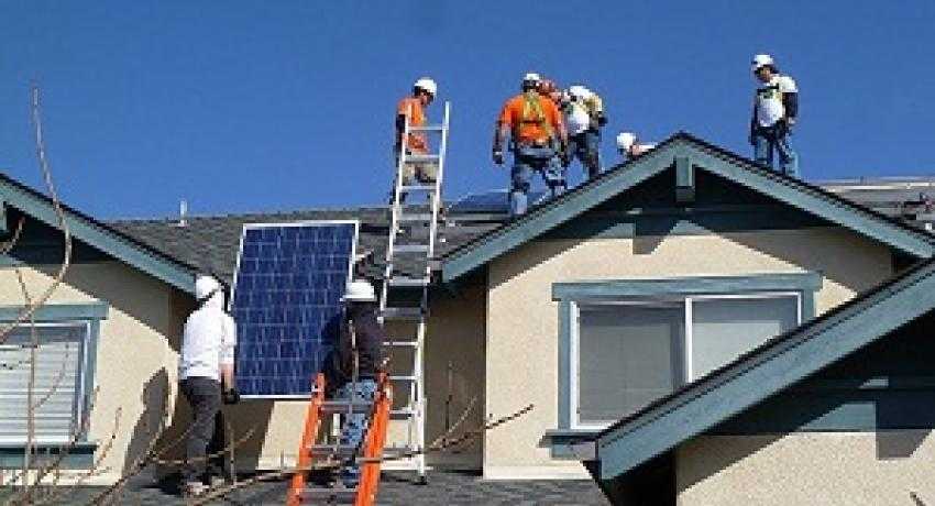 Installing solar on a home