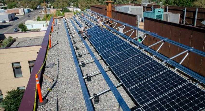 NOLS recently installed solar panels at its International Headquarters