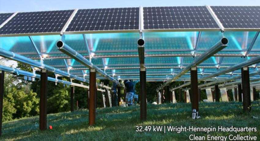 A MN community solar garden