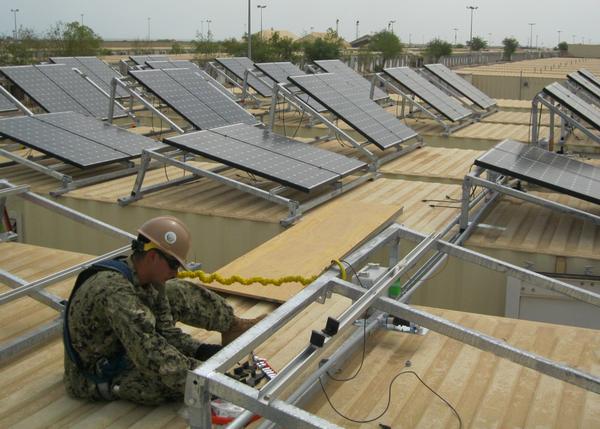 Djibouti Navy installation experiments with solar