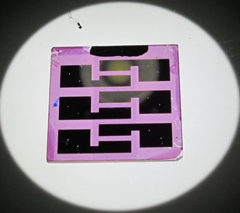 Self-assembling PV cell. Courtesy Verduzco lab.