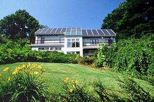 Solar on a home in the eastern US
