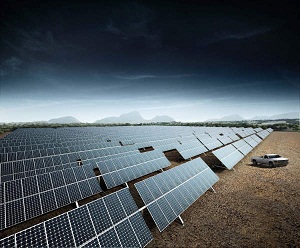 An APS solar installation