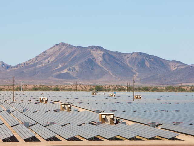 A picture of the Agua Caliente Solar Project