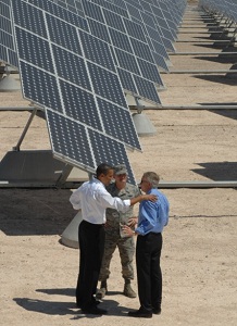 DOD could put 7,000 MWs of solar on bases—just in CA, NV