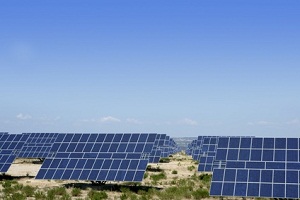 A solar installation in Arizona