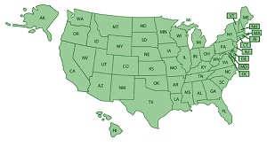 States with solar