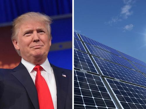 President Trump Does not like solar energy