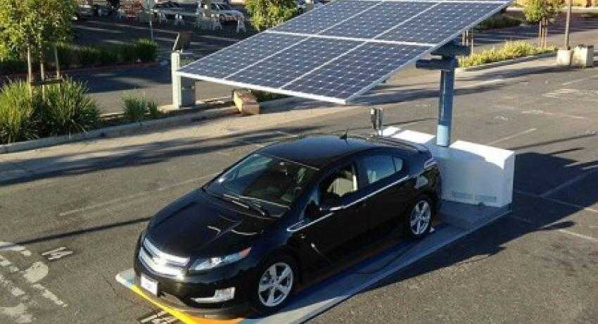 San Diego Airport trying out a portable solar EV charger