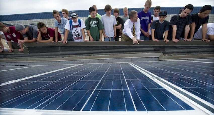 A solar school