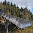 A solar panel ground mounted system in Toutle, WA