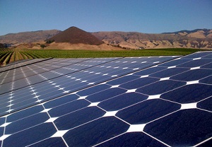 A SunPower PV array.